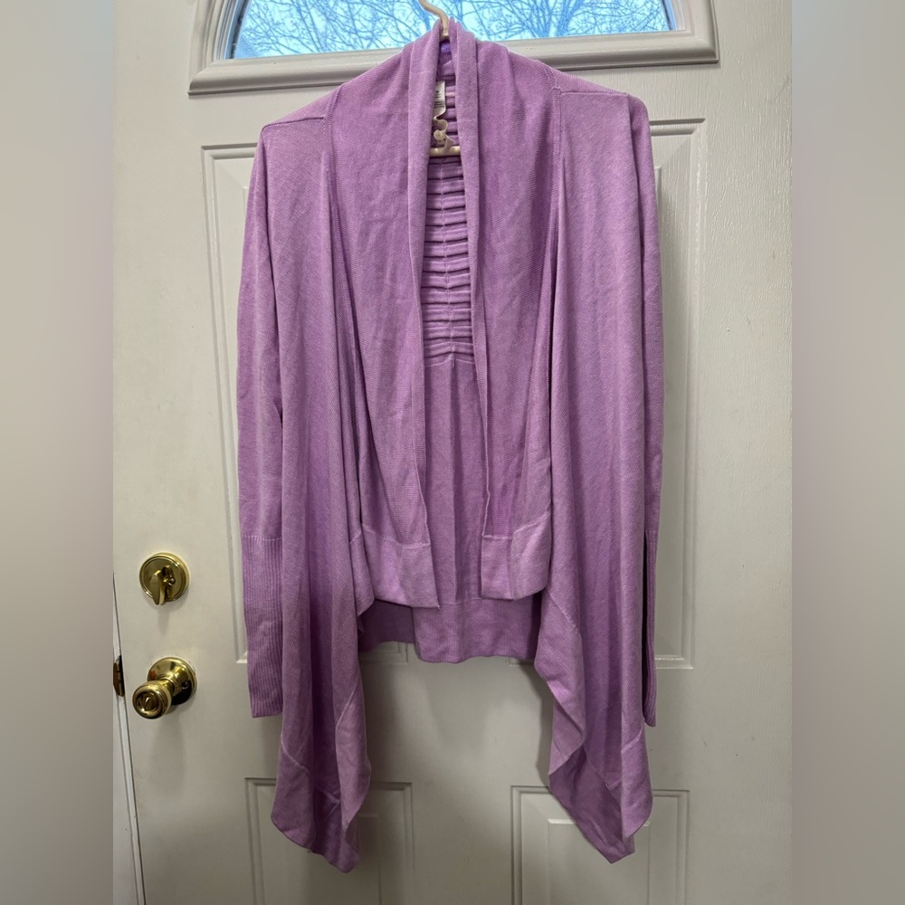 Lululemon Lilac Cardigan size 8